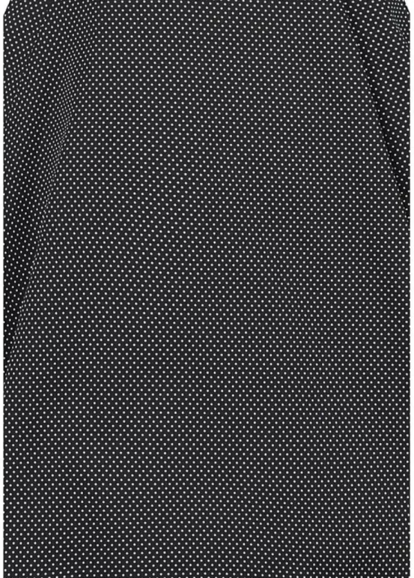 Collectif Caterina Mini Polkadot 40's Swing Dress Black