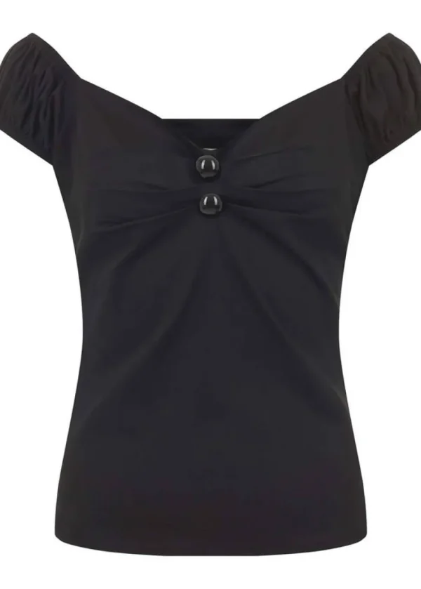 Collectif Dolores 50's Top Black