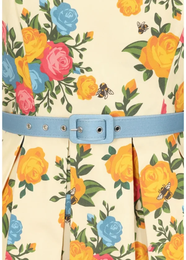 Collectif Jill Rose Garden 50's Swing Dress Multi