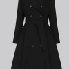 Collectif Korrina 50's Trenchcoat Black