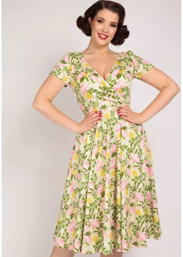 Collectif Maria English Orchard 50's Swing Dress Multi