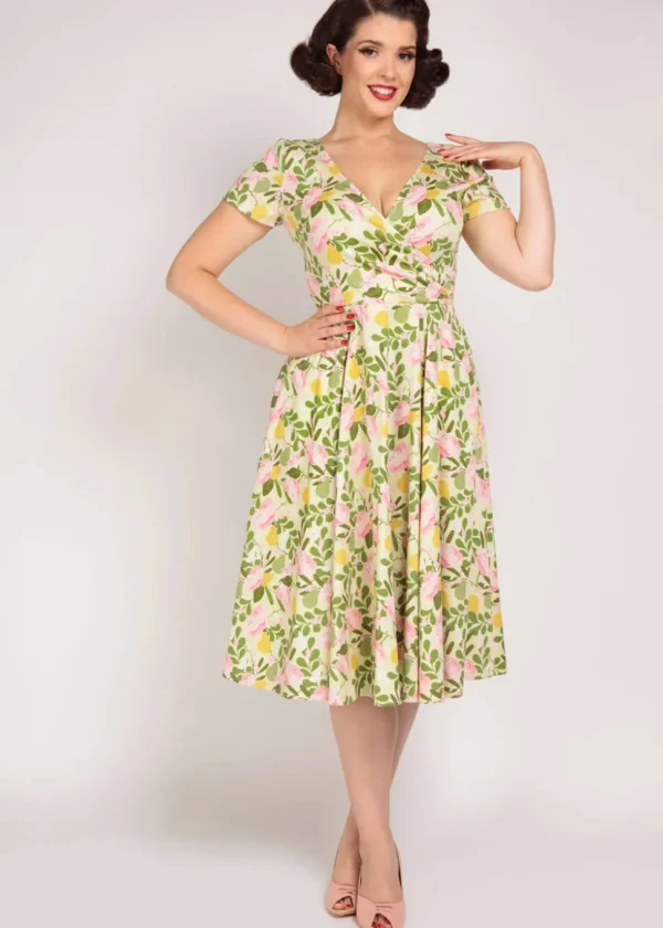 Collectif Maria English Orchard 50's Swing Dress Multi