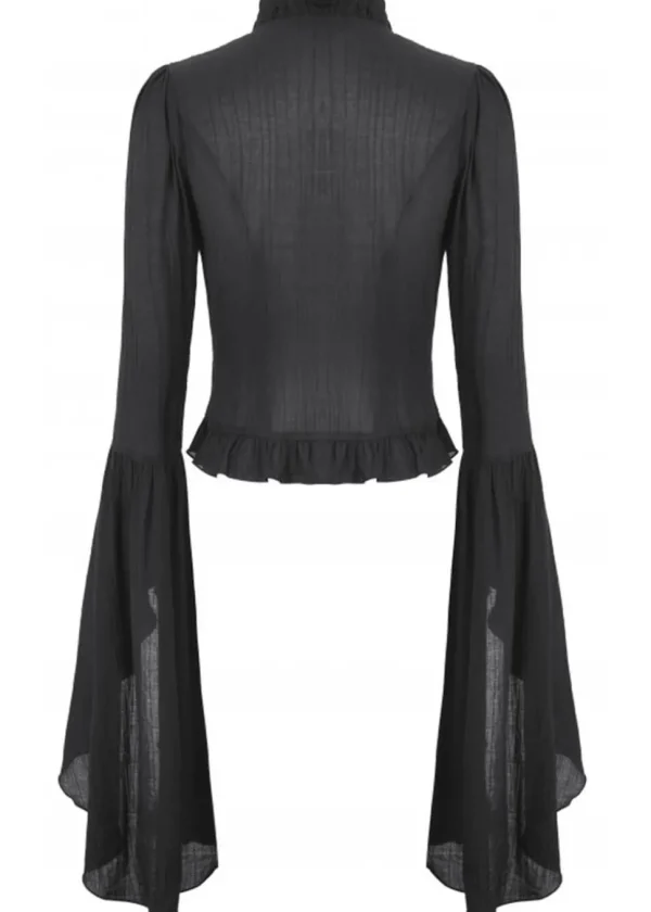 Dark In Love Drina Cross Top Black