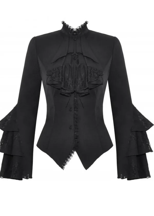 Dark In Love Penny Blouse Black