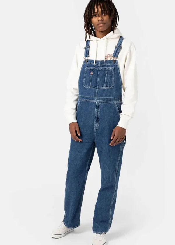 Dickies Heren Classic Bib Dungarees Denim