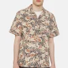 Dickies Men Saltville Shirt Red Camouflage