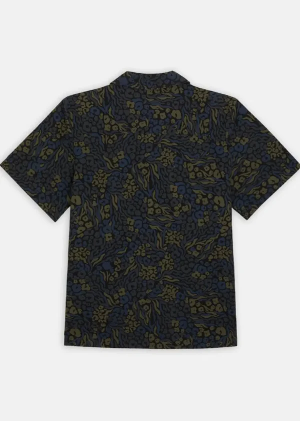 Dickies Men Saltville Shirt Blue Brown