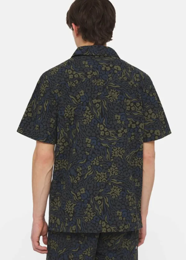 Dickies Men Saltville Shirt Blue Brown