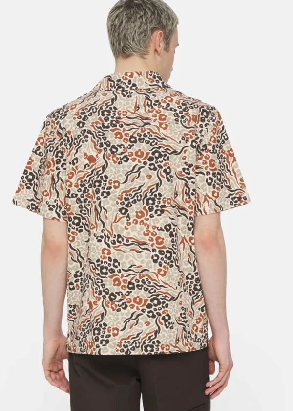 Dickies Men Saltville Shirt Red Camouflage