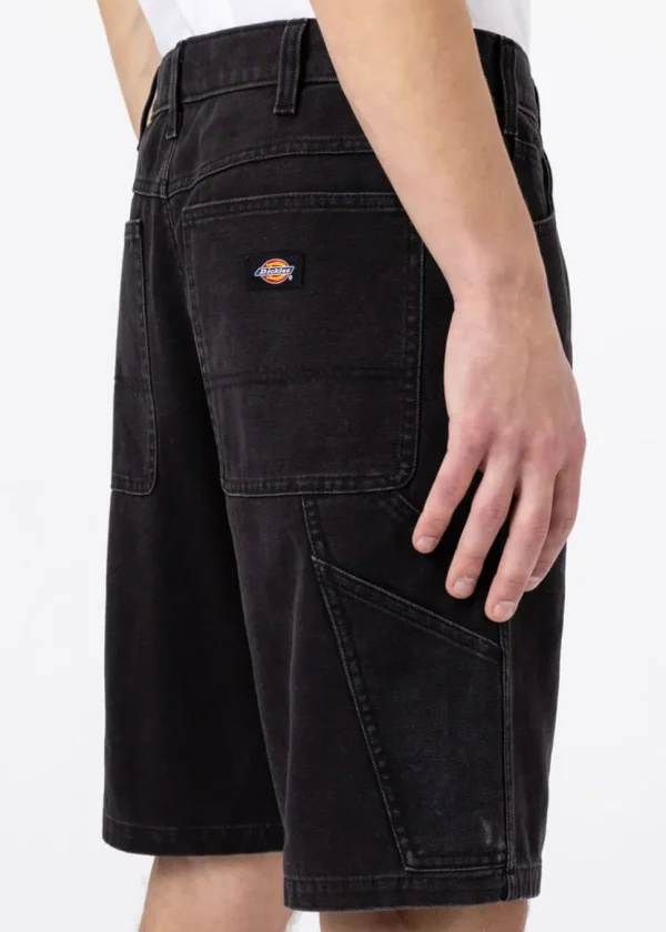 Dickies Men's Duck Canvas Shorts Stonewash Black