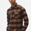 Dickies Men's Sacramento Flannel Shirt Brown