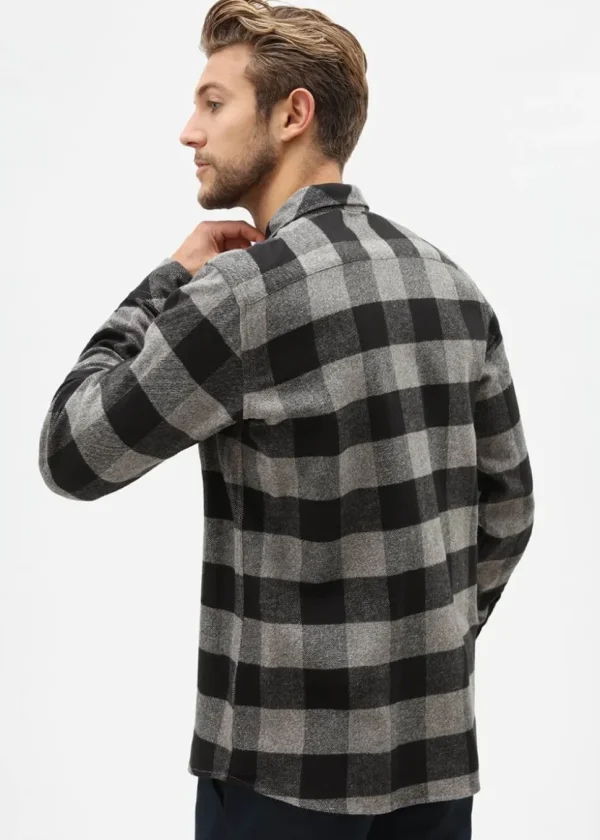 Dickies Men's Sacramento Flannel Shirt Gray