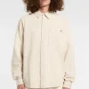 Dickies Service Stripe Shirt Egret Cream
