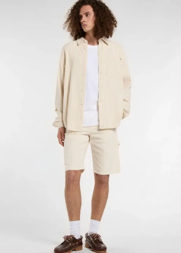 Dickies Service Stripe Shirt Egret Cream