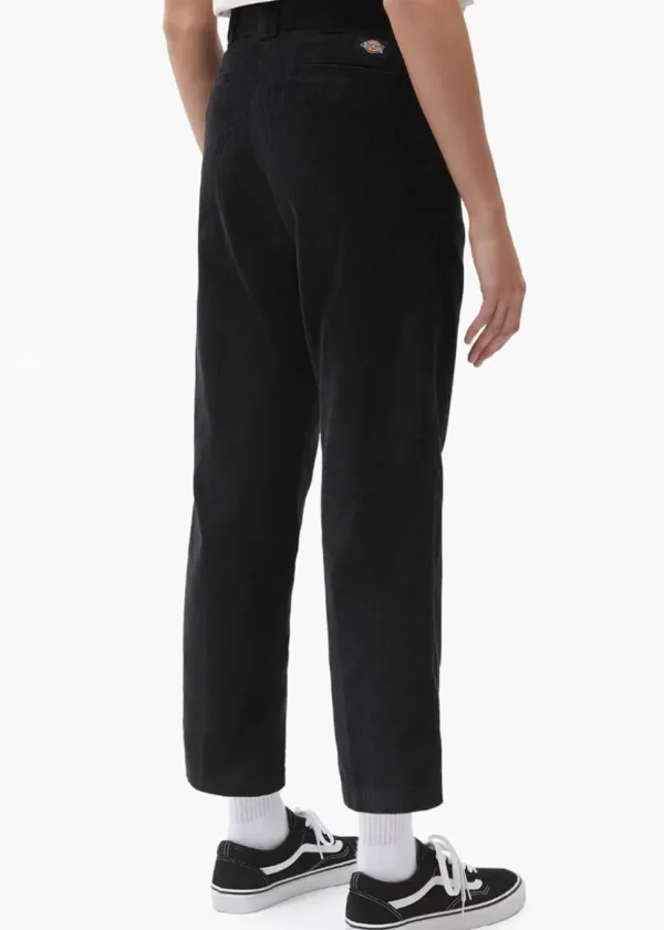 Dickies Womens 874 Crop Corduroy Trousers Black