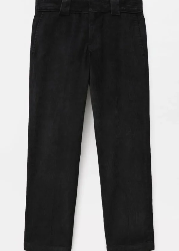 Dickies Womens 874 Crop Corduroy Trousers Black