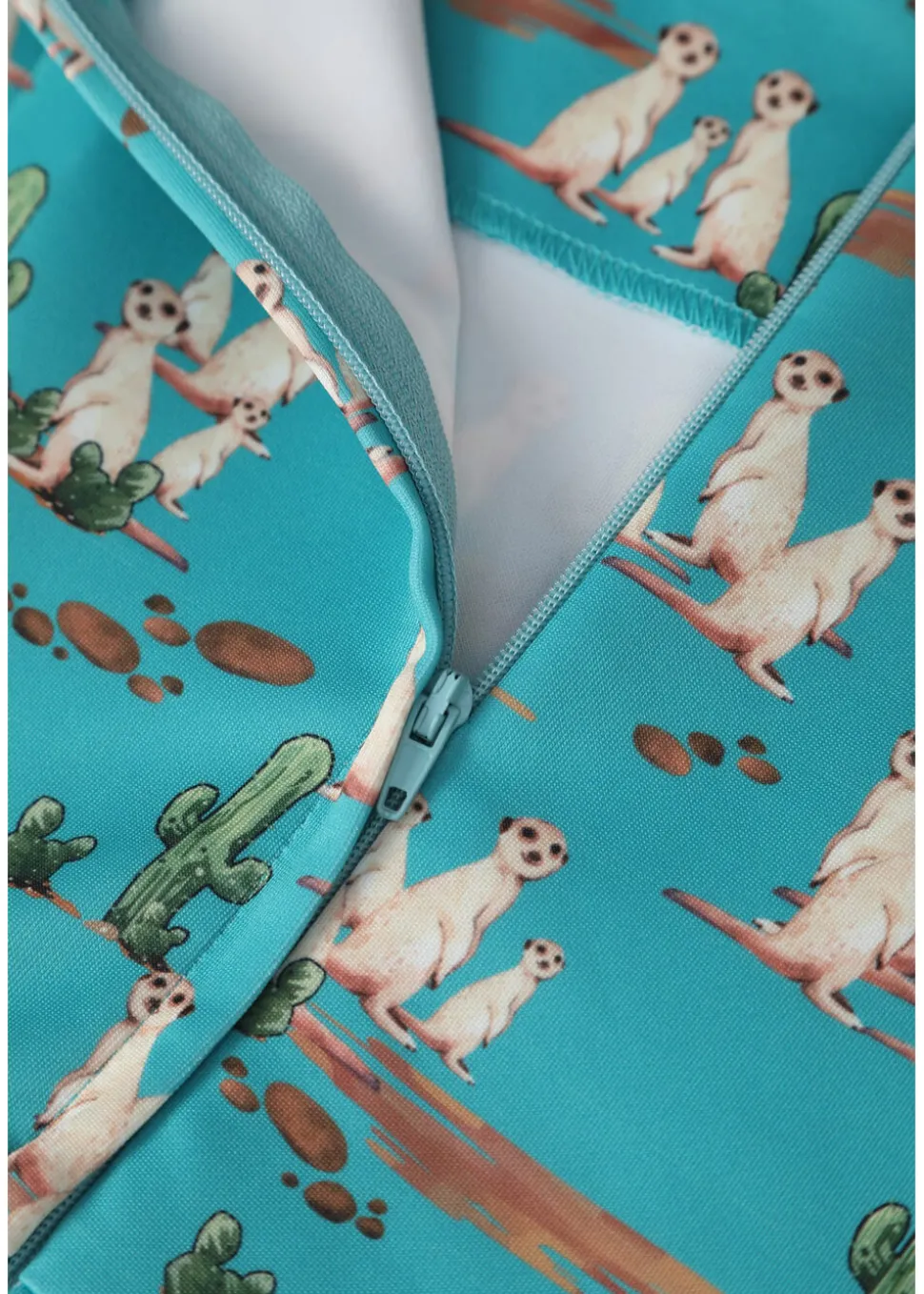 dolly__dotty_amanda_meerk_3.webp Dolly & Dotty Amanda Meerkat 50's Swing Dress Turquoise