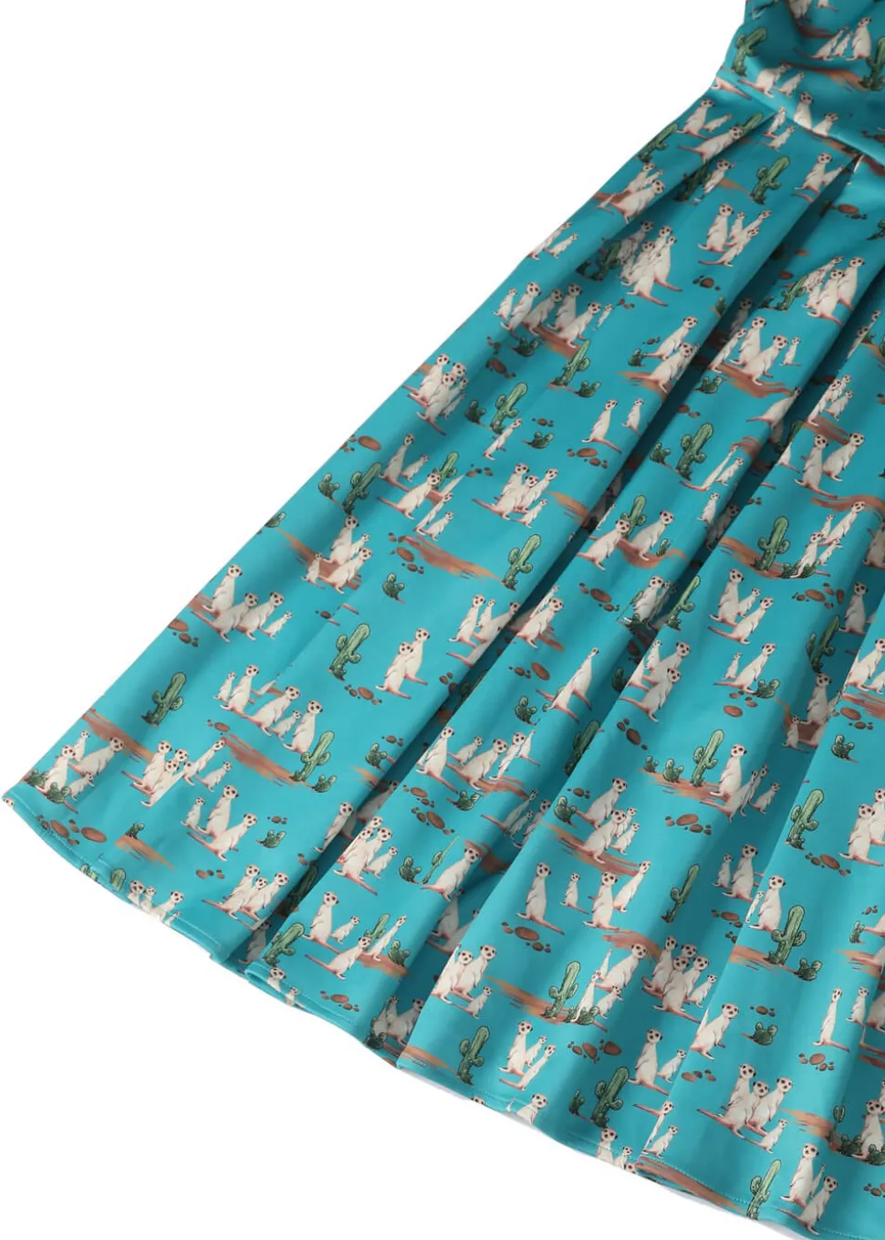 dolly__dotty_amanda_meerk_5.webp Dolly & Dotty Amanda Meerkat 50's Swing Dress Turquoise