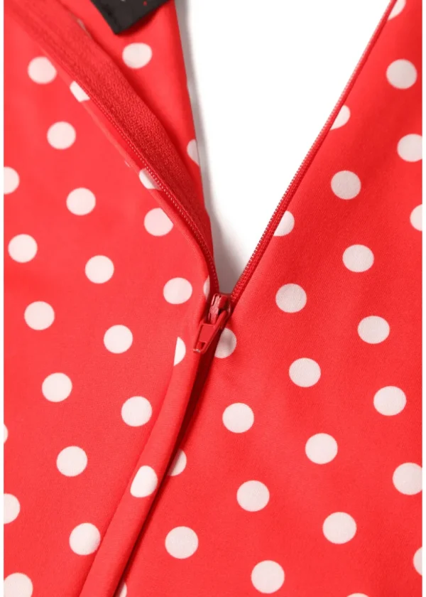 Dolly & Dotty Donna Polkadot 40's Dress Red White