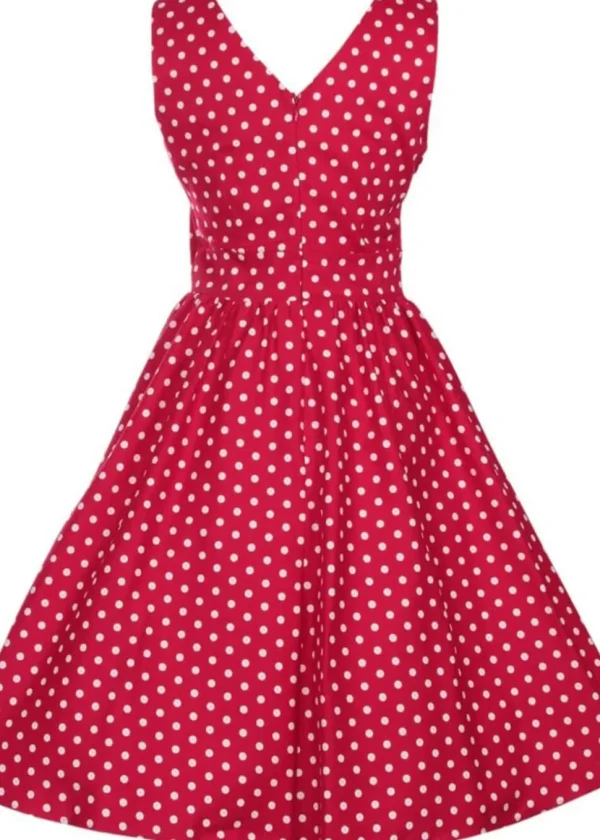 Dolly & Dotty May Polkadot 50's Swing Dress Red