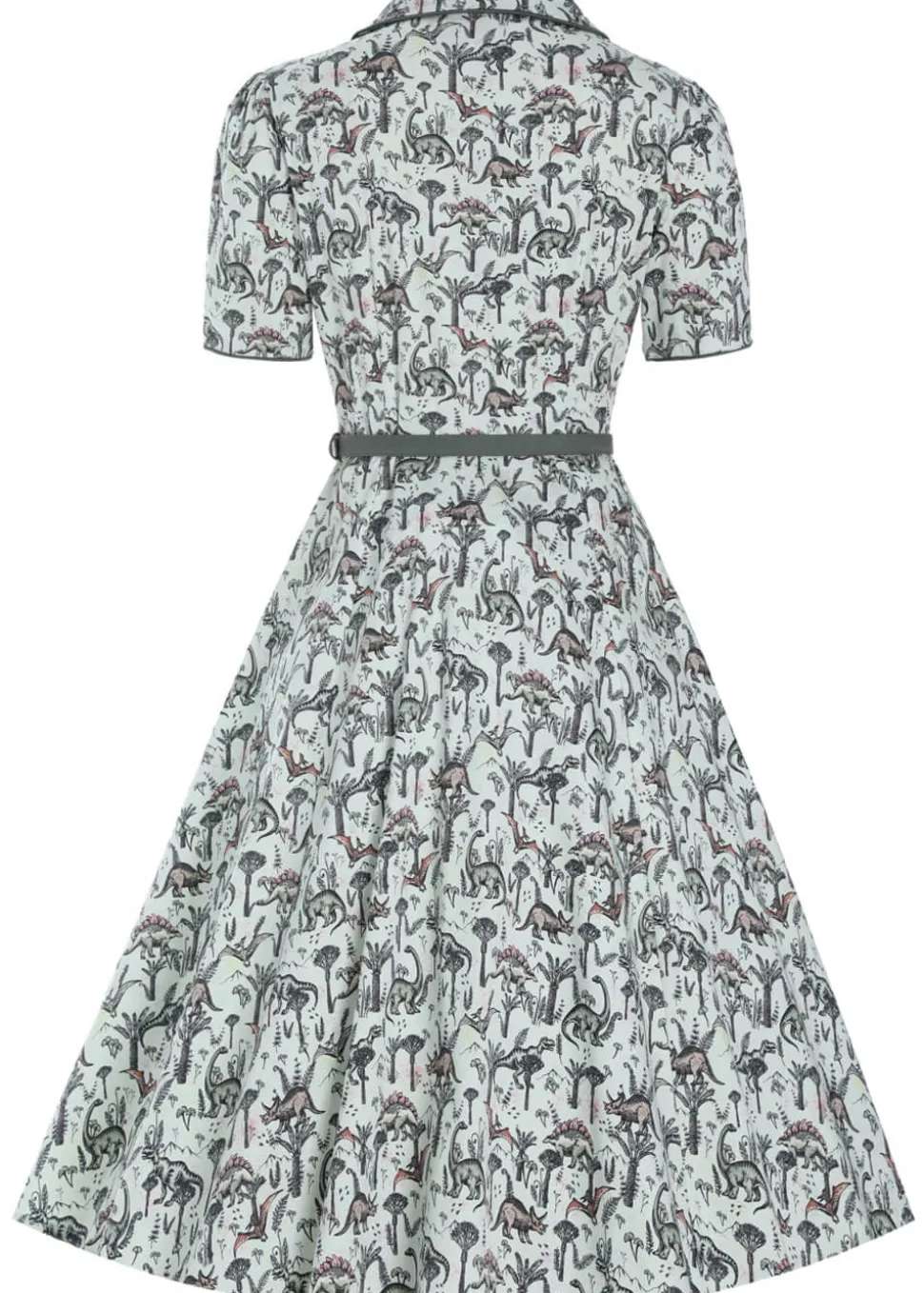 dolly__dotty_penelope_din_2.webp Dolly & Dotty Penelope Dinosaur Forest 50's Swing Dress Green