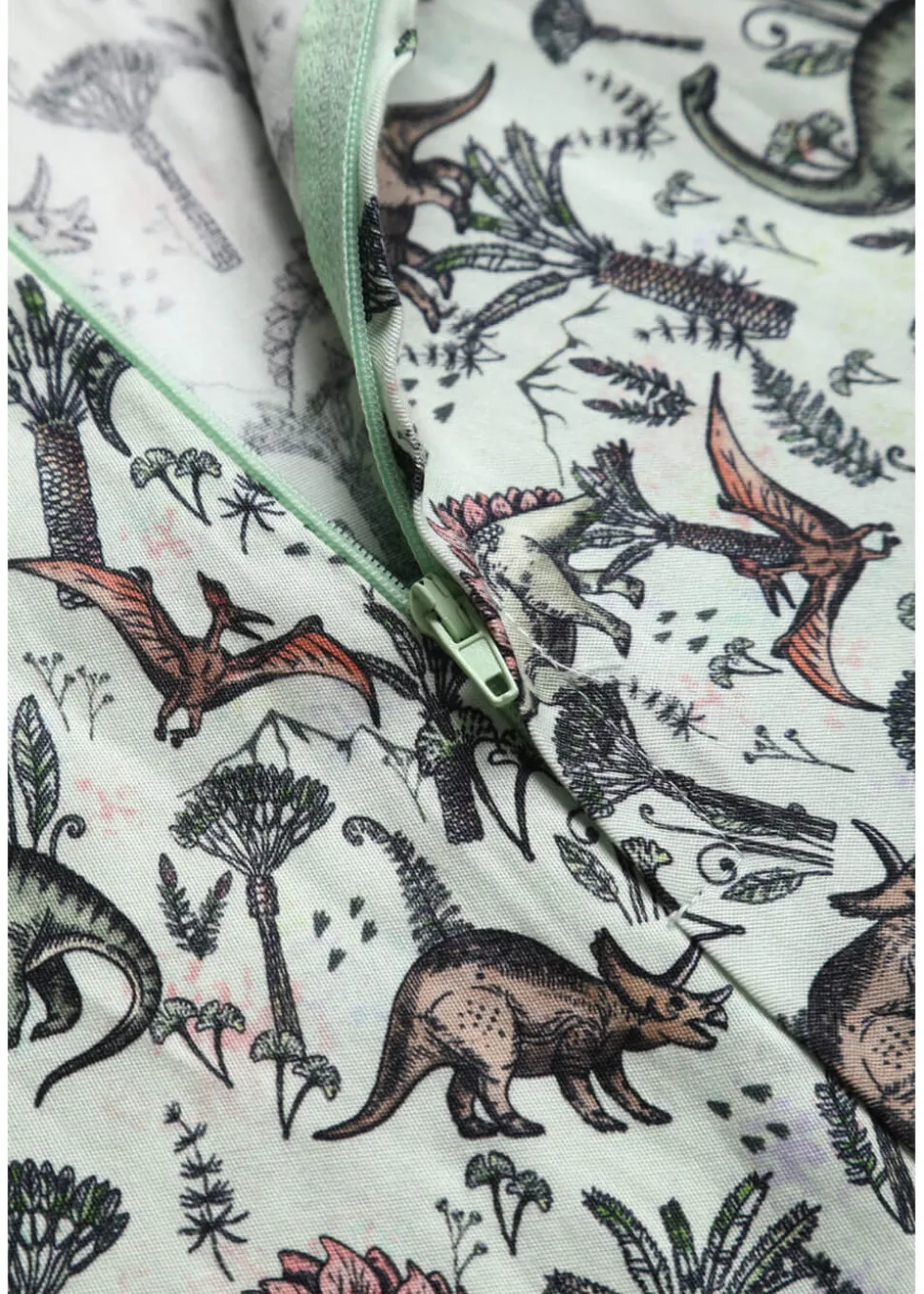 dolly__dotty_penelope_din_6.webp Dolly & Dotty Penelope Dinosaur Forest 50's Swing Dress Green