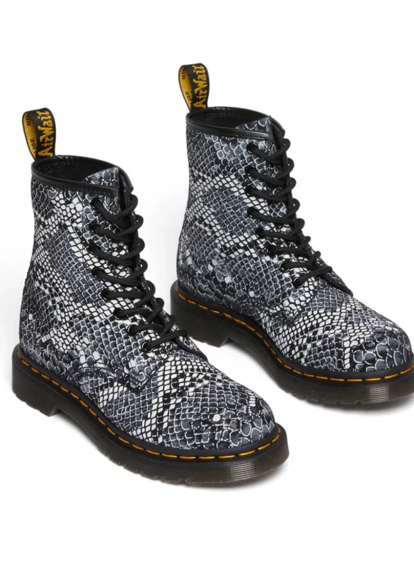 Dr. Martens 1460 Classic Boa Leather Boots Black