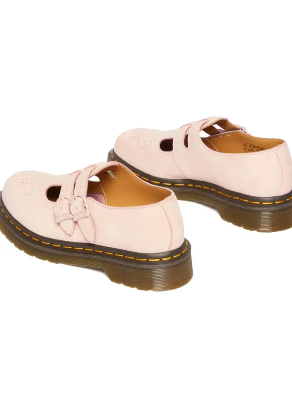 Dr. Martens 8065 Leather Mary Janes Shoes Powder Pink