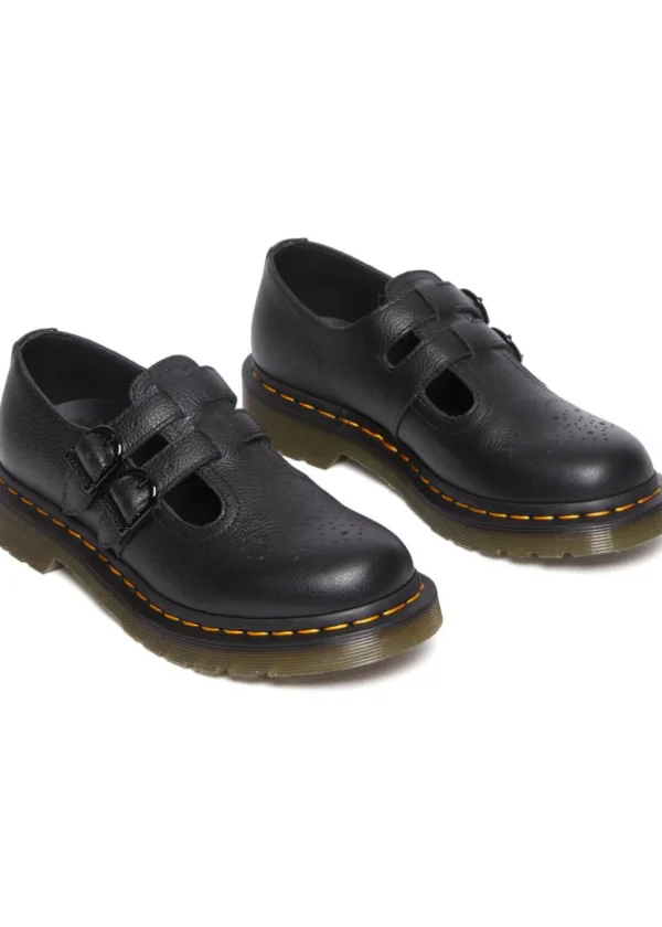 Dr. Martens 8065 Mary Jane Virginia Soft Leather Shoes Black