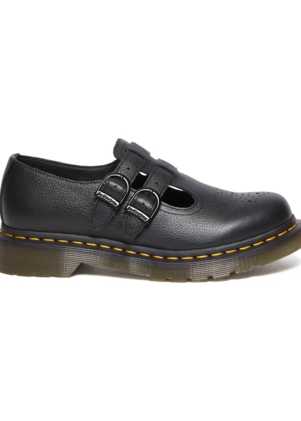 Dr. Martens 8065 Mary Jane Virginia Soft Leather Shoes Black