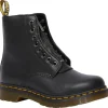 Dr. Martens 1460 Pascal Front Zip Nappa Boots Black