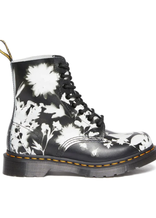 Dr. Martens 1460 Pascal Leather Boots Black White