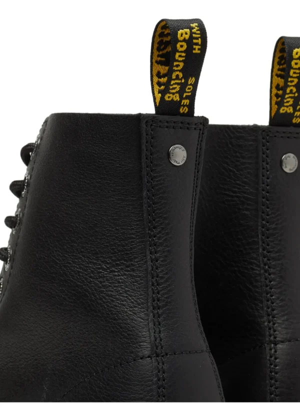 Dr. Martens 1460 Pascal Max Pisa Soft Leather Platform Boots Black