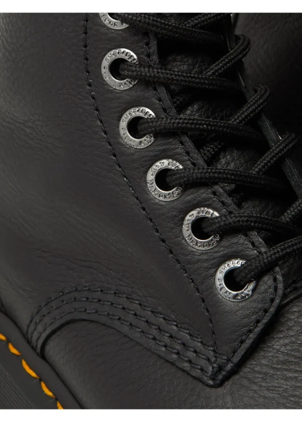 Dr. Martens 1460 Pascal Max Pisa Soft Leather Platform Boots Black