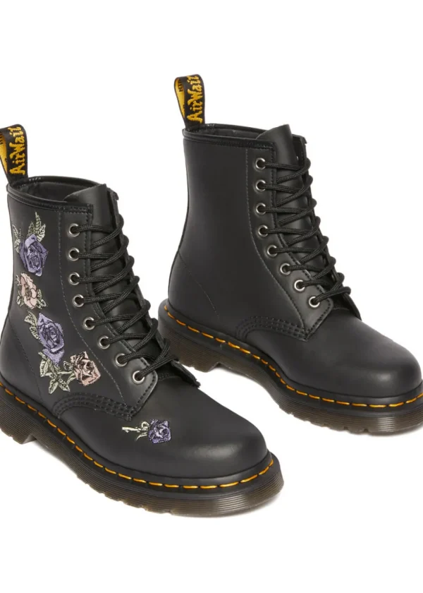 Dr. Martens 1460 Vonda Genix Leather Boots Black