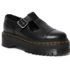Dr. Martens Bethan Smooth Leather Platform Mary Jane Shoes Black