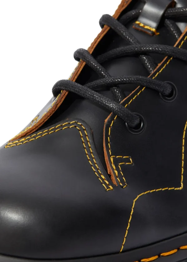 Dr. Martens Church Quad Platform Leather Boots Black