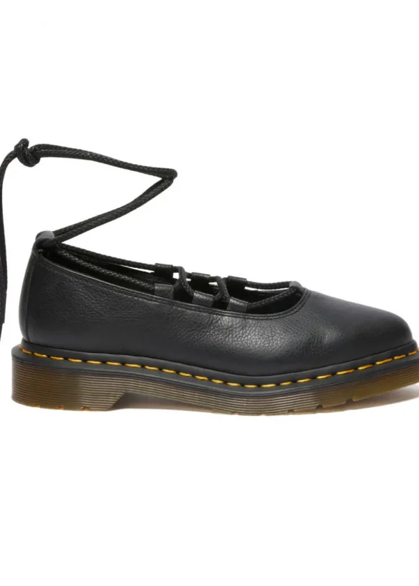 Dr. Martens Elphie II Virginia Leather Ballerinas Black