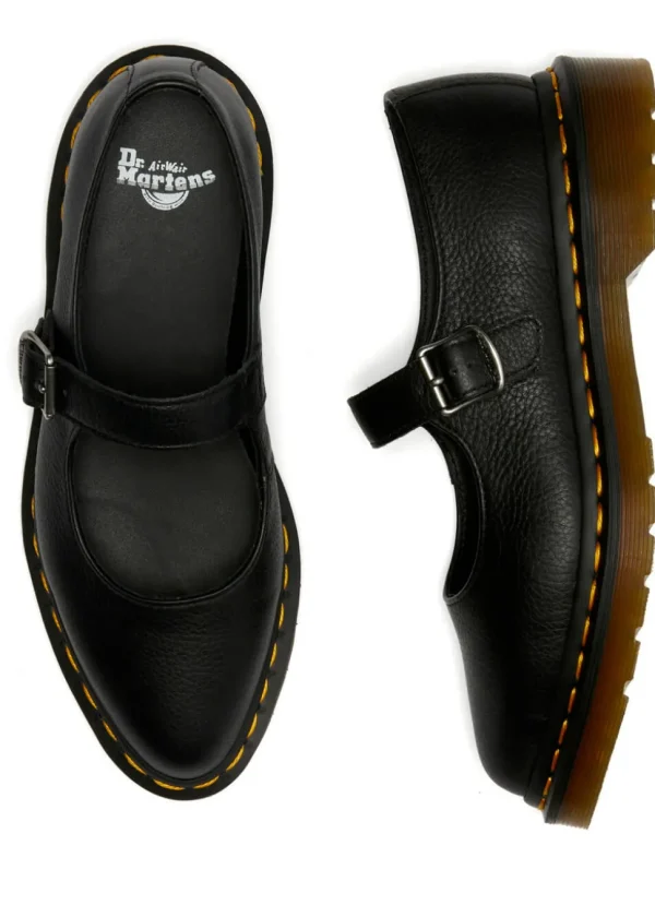 Dr. Martens Elphie Virginia Leather Ballerinas Black
