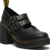Dr. Martens Eviee Sendal Leather Mary Jane Pumps Black