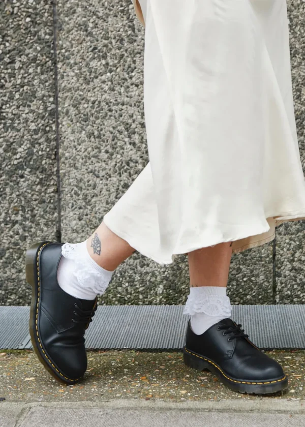 Dr. Martens Frill Lace Socks White