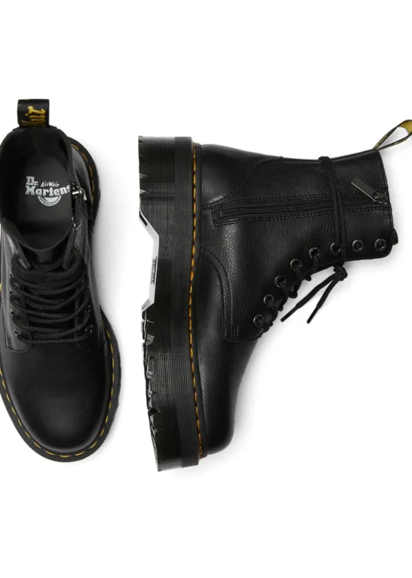 Dr. Martens Jadon lll Soft Leather Platform Boots Black