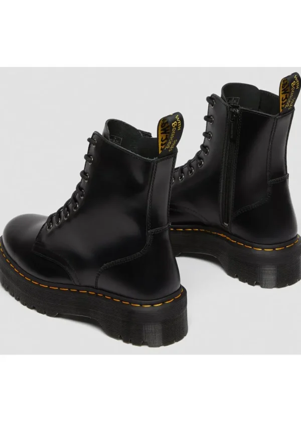 Dr. Martens Jadon Smooth Lace-up Boots Black