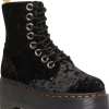 Dr. Martens Jadon Velvet Vegan Boots Black