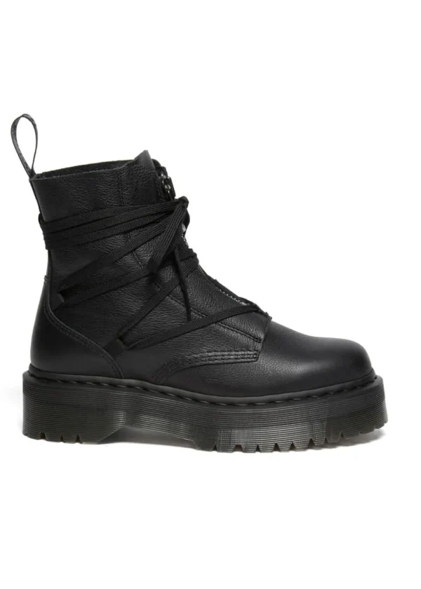 Dr. Martens Jarrick ll Pisa Soft Leather Platform Boots Black