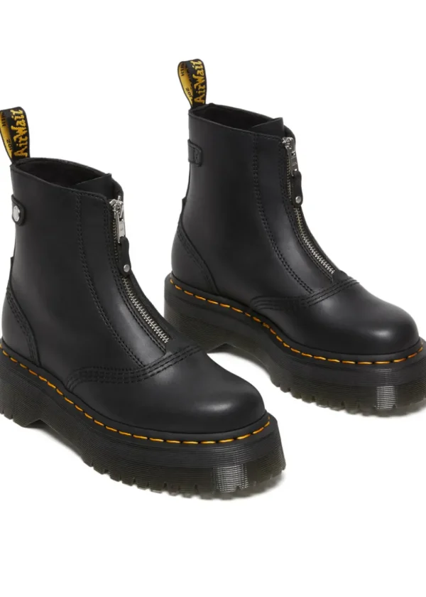 Dr. Martens Jetta Sendal Leather Platform Boots Black