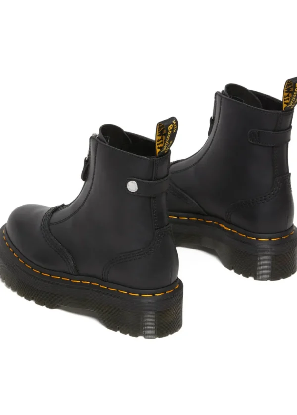 Dr. Martens Jetta Sendal Leather Platform Boots Black