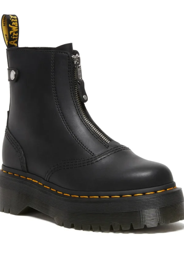 Dr. Martens Jetta Sendal Leather Platform Boots Black