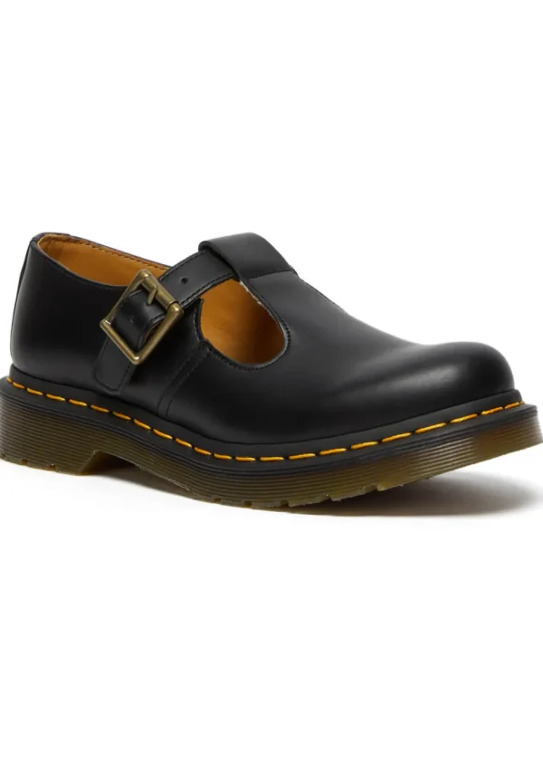 Dr. Martens Polley Smooth Mary Jane Shoes Black