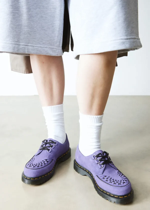 Dr. Martens Ramsey Suede Leather Creepers Purple